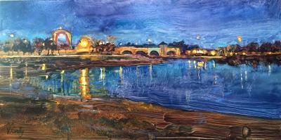 Vincent Crotty's "Gas Tank at Twilight"